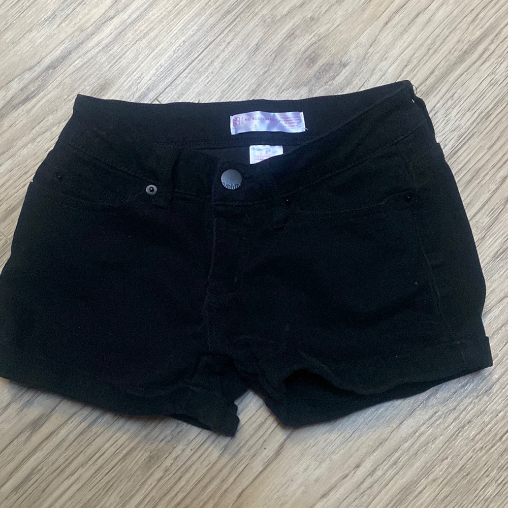No boundaries black stretchy jeansshorts girls size 5